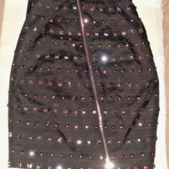 Y2k vintage Bebe embellished strapless Jessica rabbit dress - Picture 15 of 15